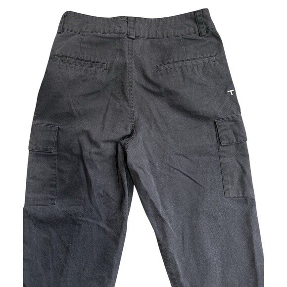 TESLA Men’s Factory Embroidered Logo Cargo Tactical Black Work Pants. 28x28 - Picture 9 of 10